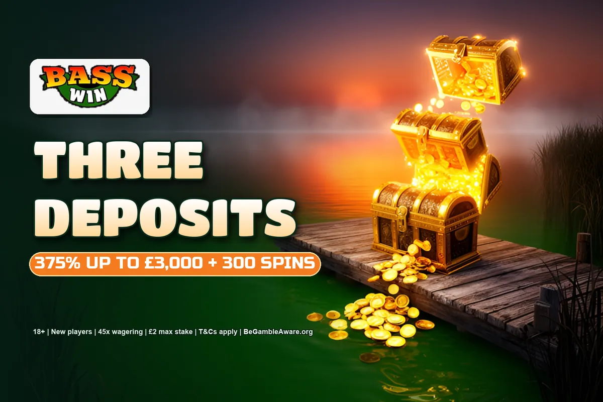 Bass Win welcome offer over three deposits
