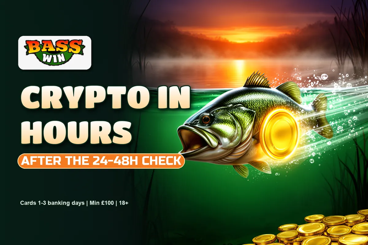 Bass Win withdrawal time: crypto within hours after approval